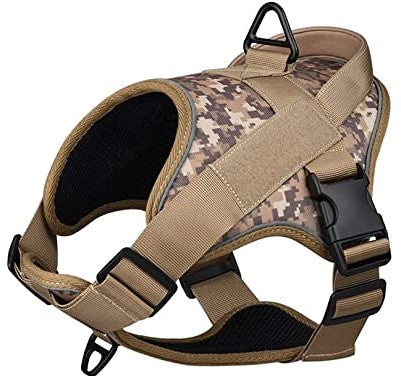 Tactical K9 Harness - Minimalist - Digi Forest Camo