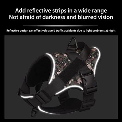 Tactical K9 Harness - Minimalist - Digi Forest Camo